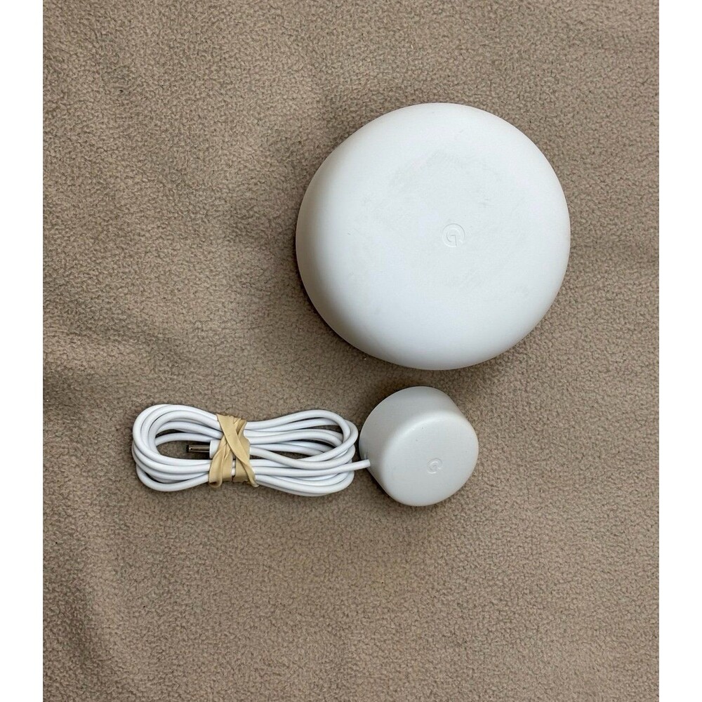 Google Nest Wifi Mesh System HD2 Router and H2E WiFi Point/Assistant/Speaker